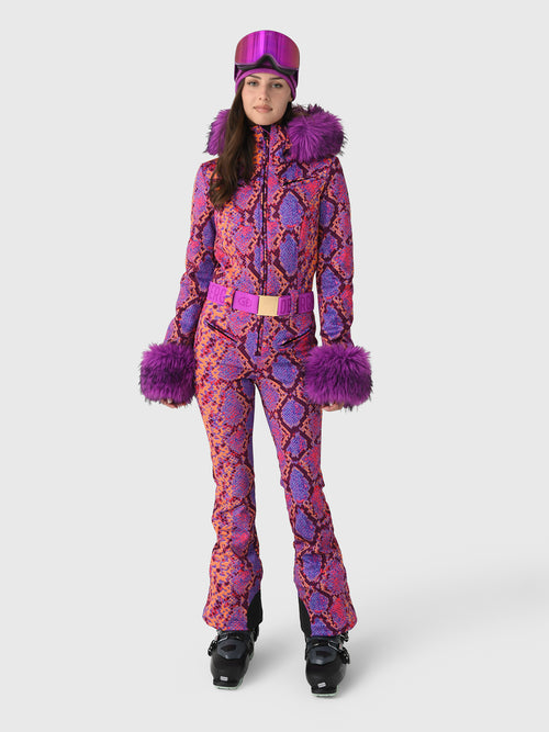 Goldbergh Women's Zafira Faux Border Ski Suit