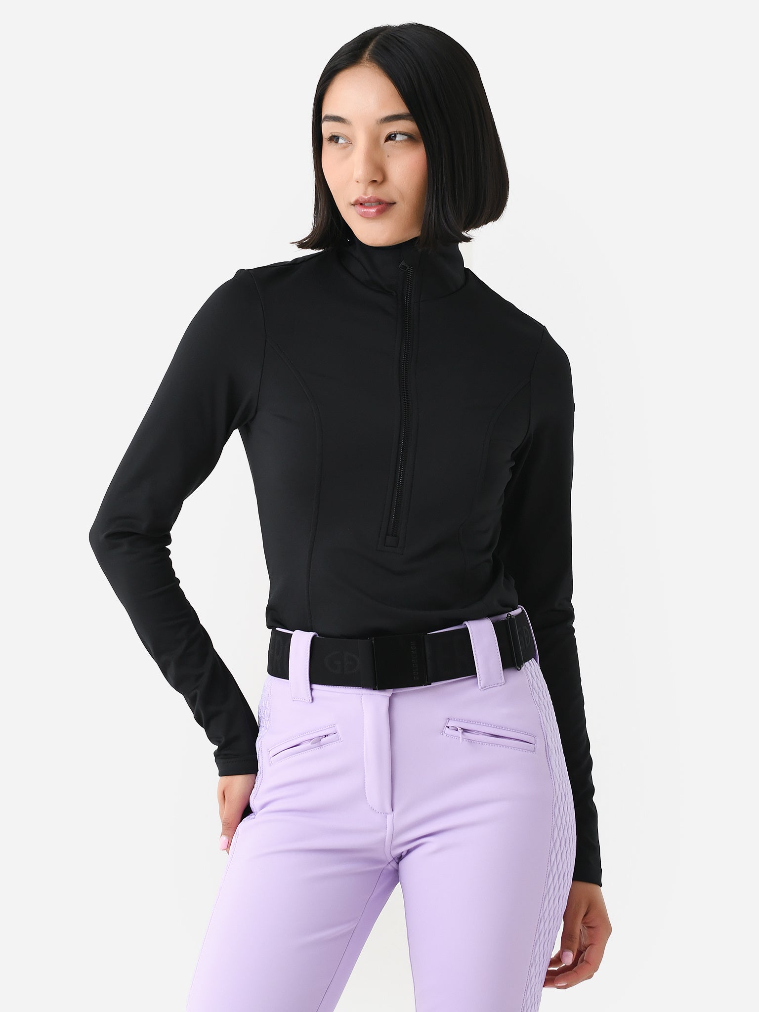 Goldbergh Women's Serena Pully Base Layer Top - Saint Bernard