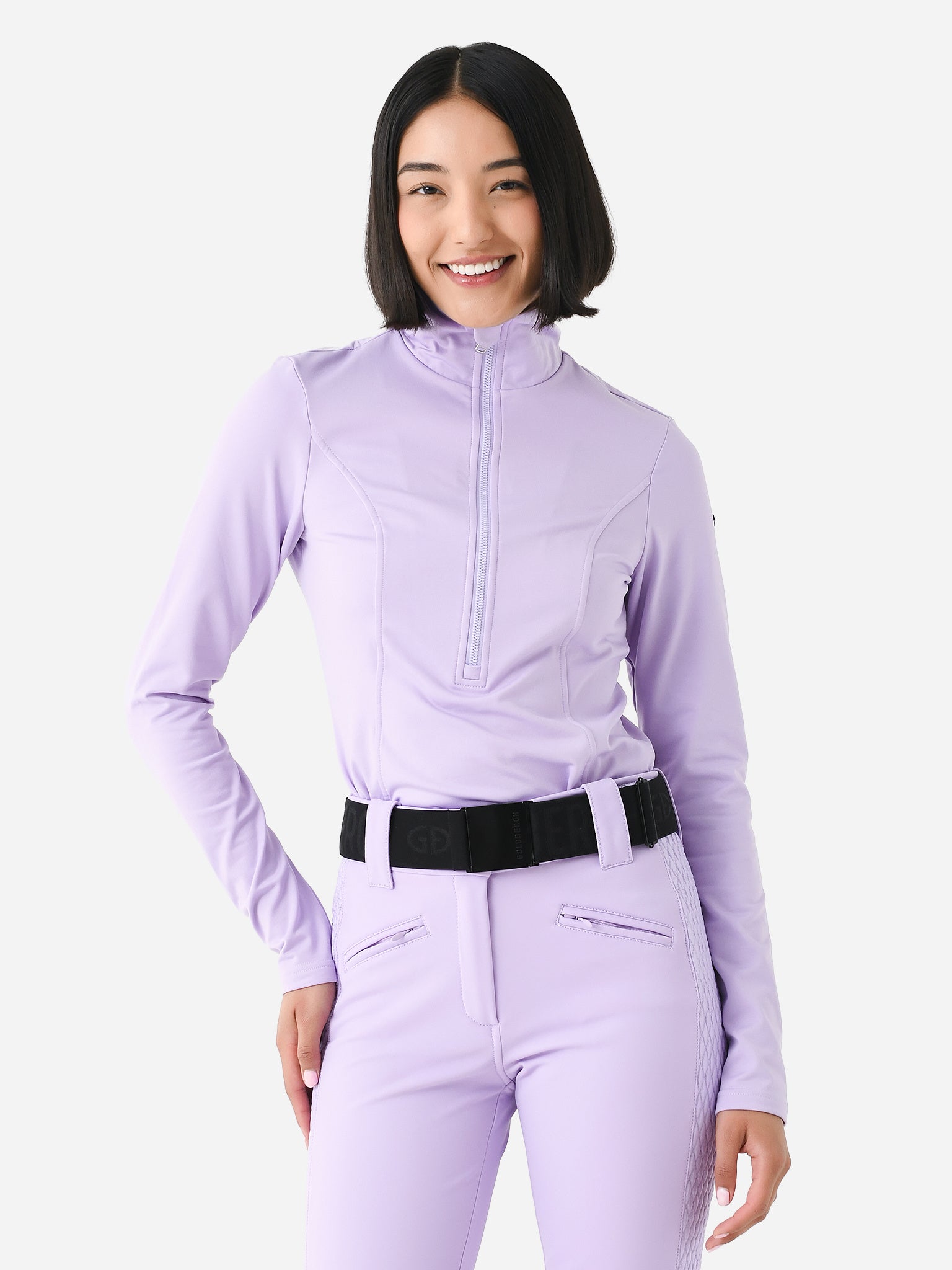 Goldbergh Women's Serena Pully Base Layer Top - Saint Bernard