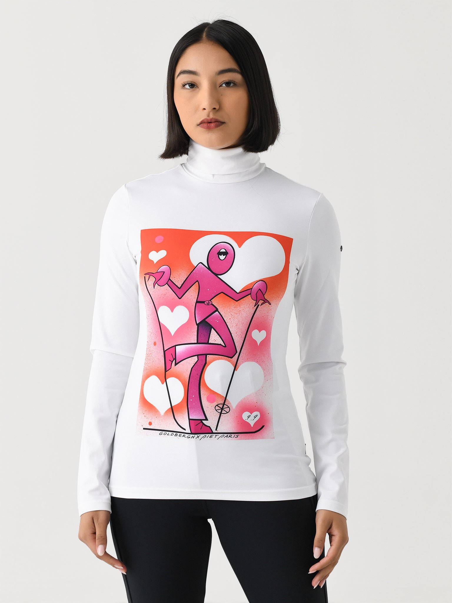 Goldbergh Women's Femme Long Sleeve Tee - Saint Bernard