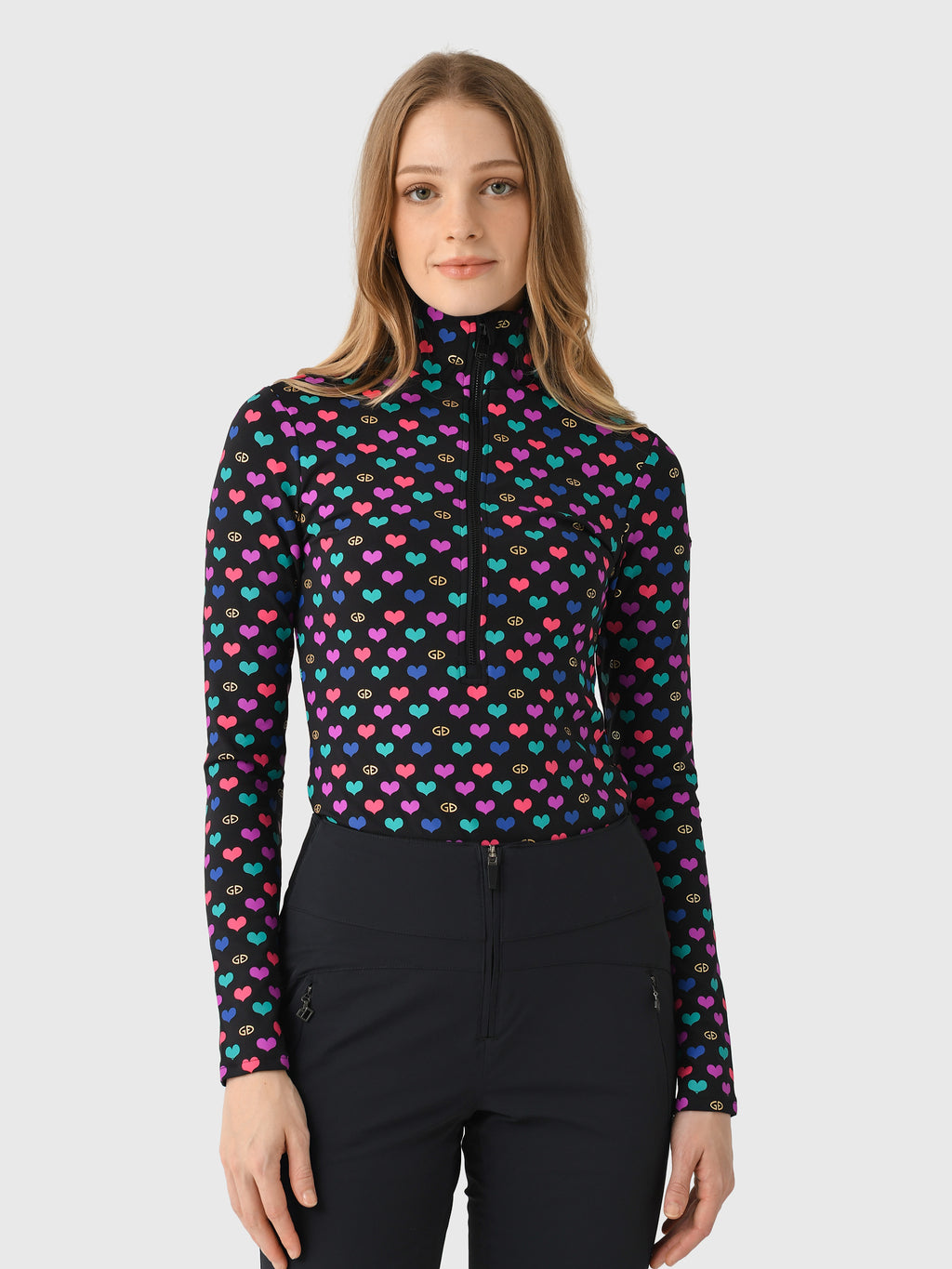 Goldbergh Women's Cuori Pully Base Layer Top - Saint Bernard