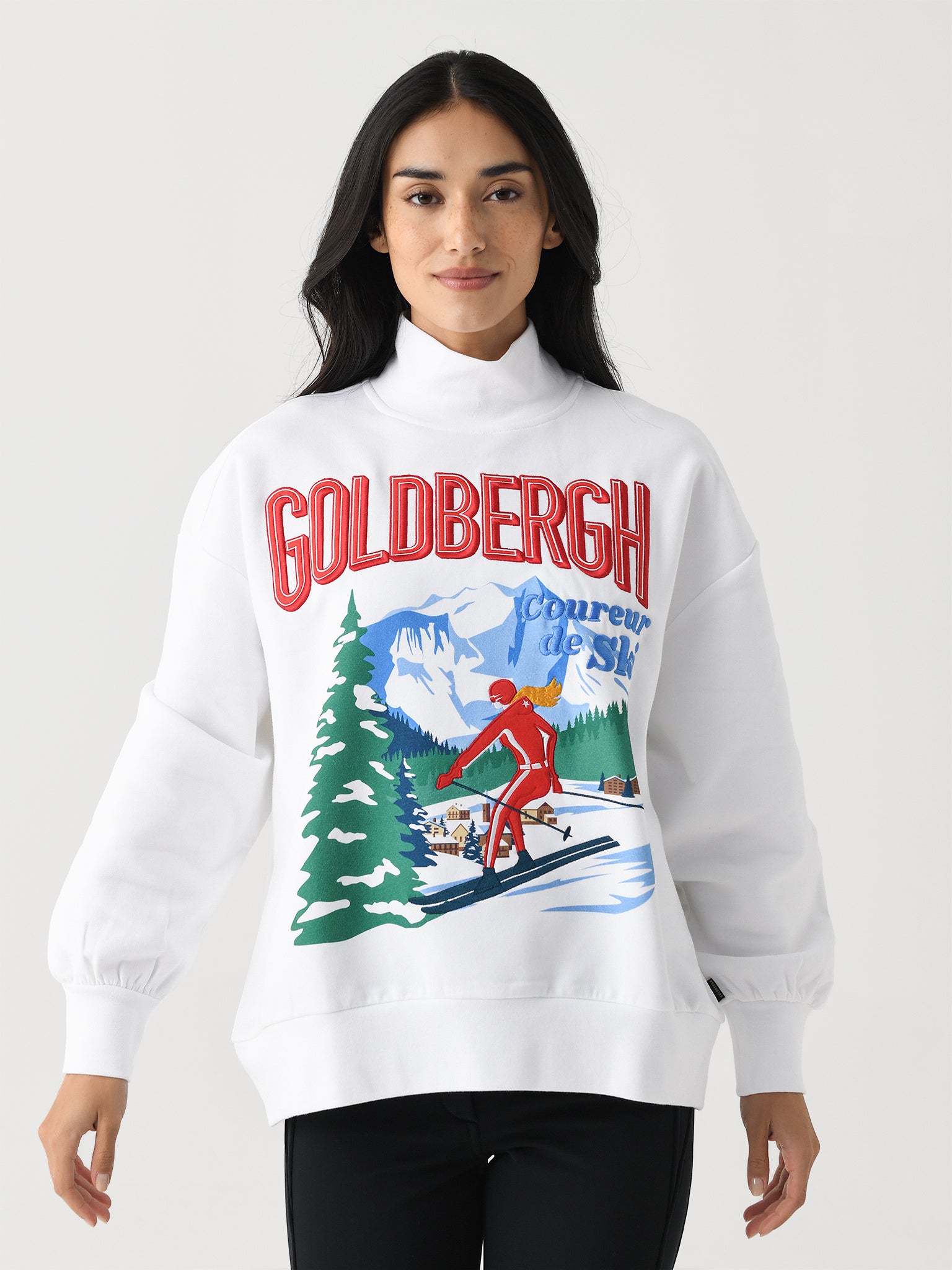 Goldbergh Women's La Montagne Sweater - Saint Bernard