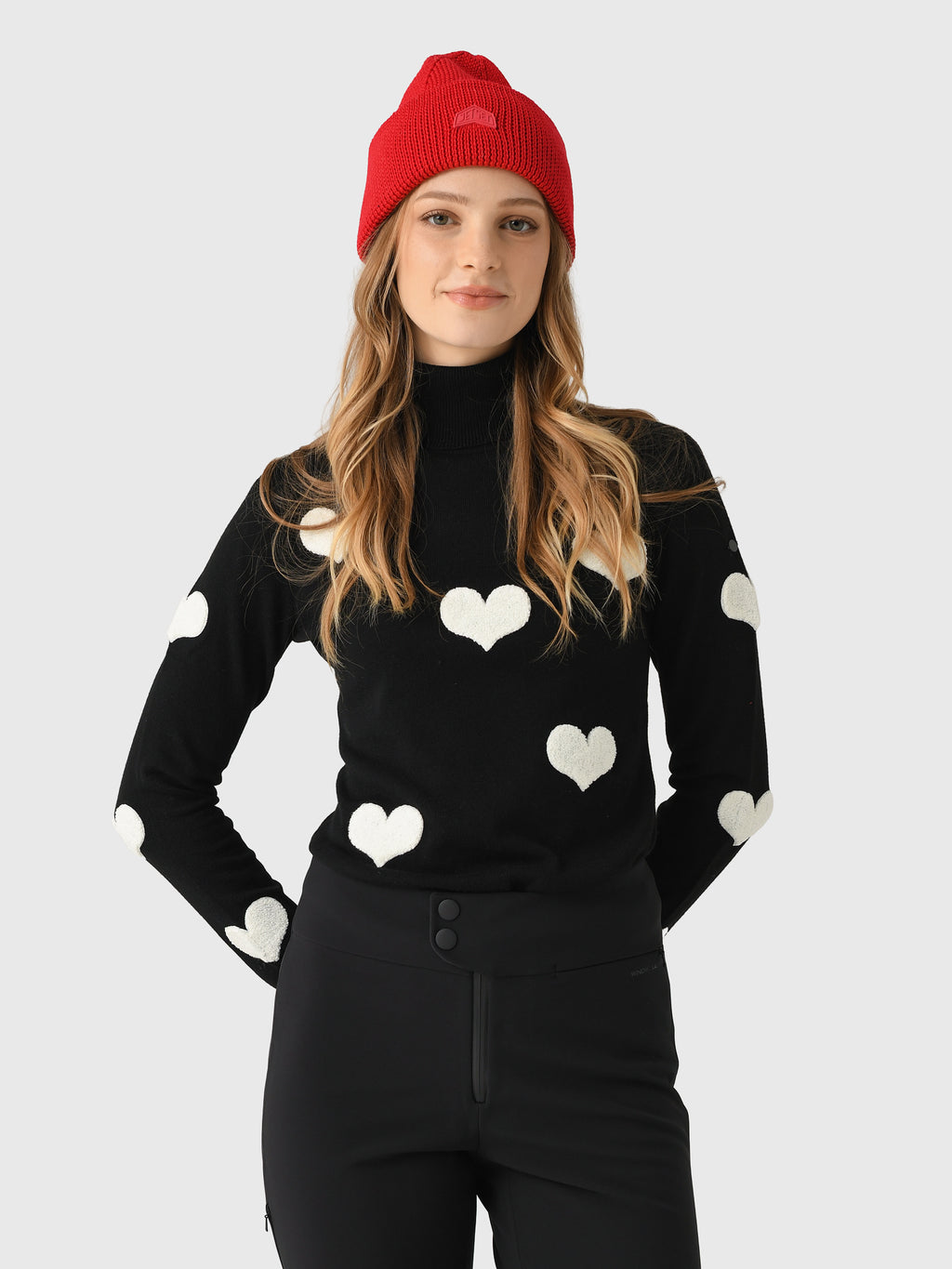 Goldbergh Women's Bacio Long Sleeve Knit Sweater - Saint Bernard