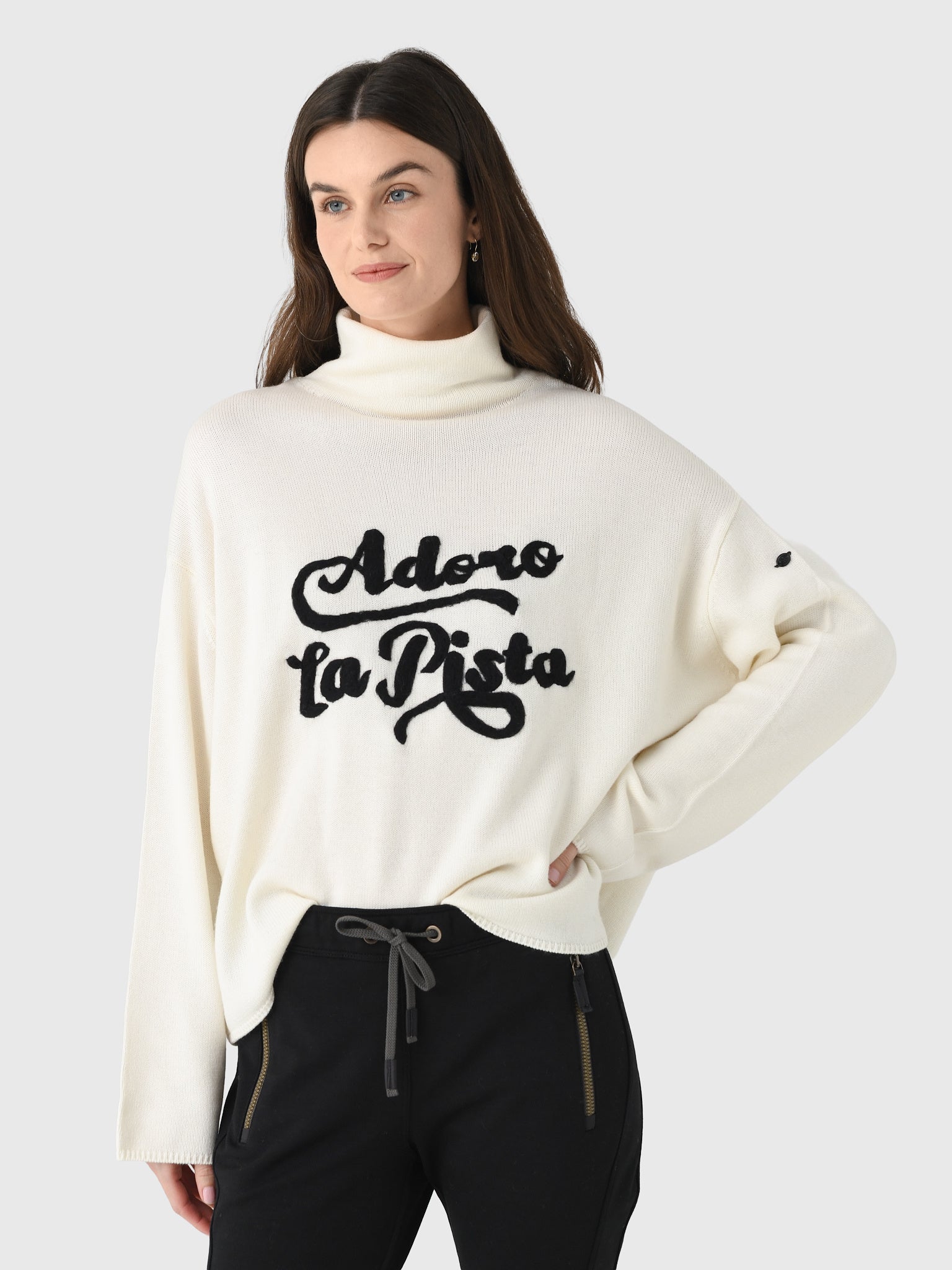 Goldbergh Women's Bellissima Long Sleeve Knit Sweater - Saint Bernard