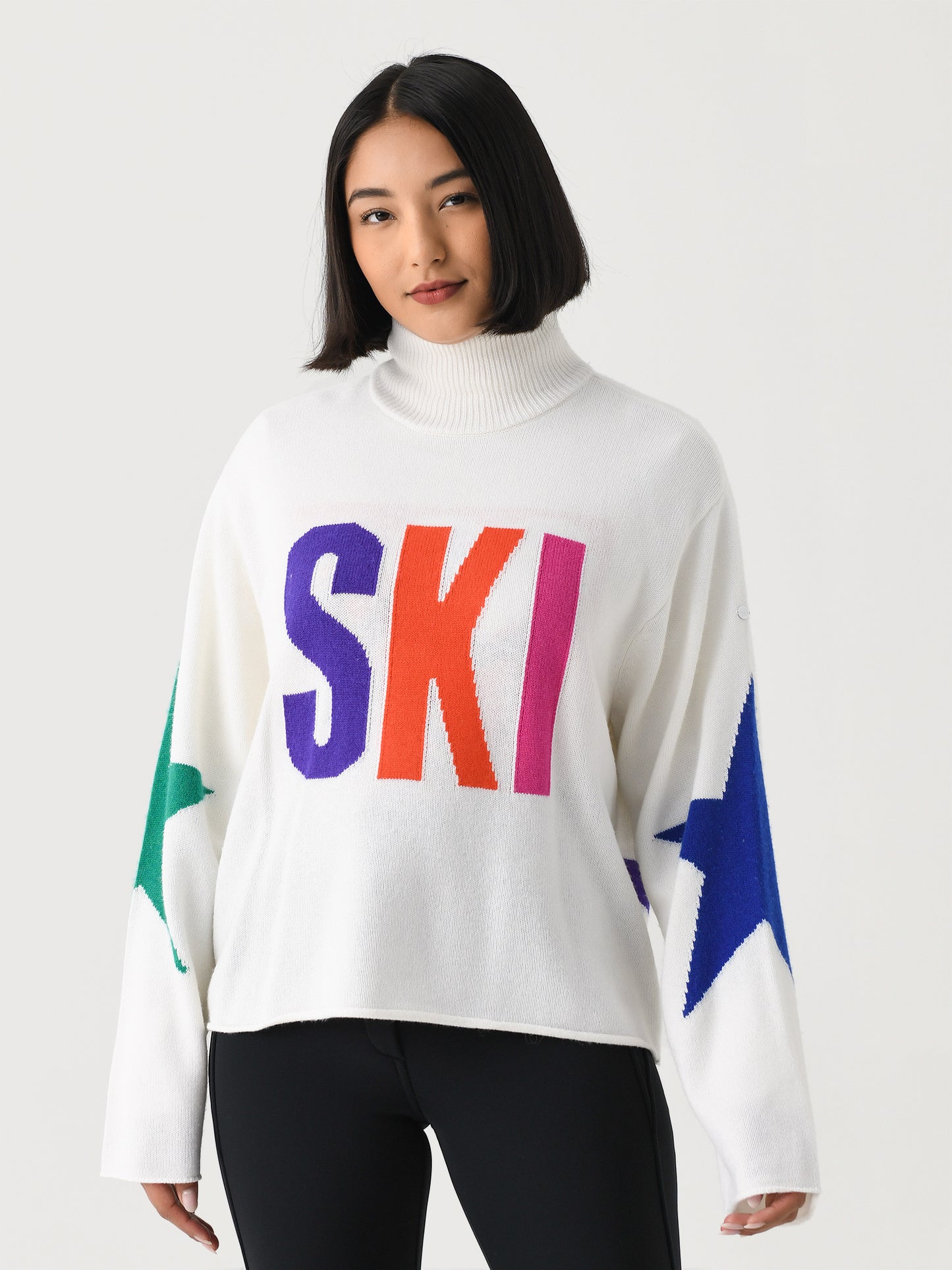 Goldbergh Women's Calore Long Sleeve Knit Sweater - Saint Bernard