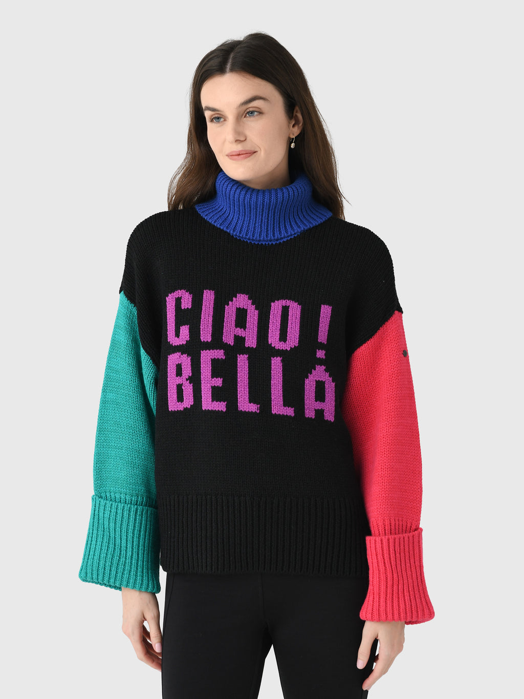 Goldbergh Women's Siena Long Sleeve Knit Sweater - Saint Bernard