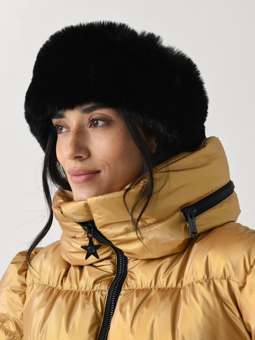 Goldbergh Women's Froid Fluffy Headband - Saint Bernard