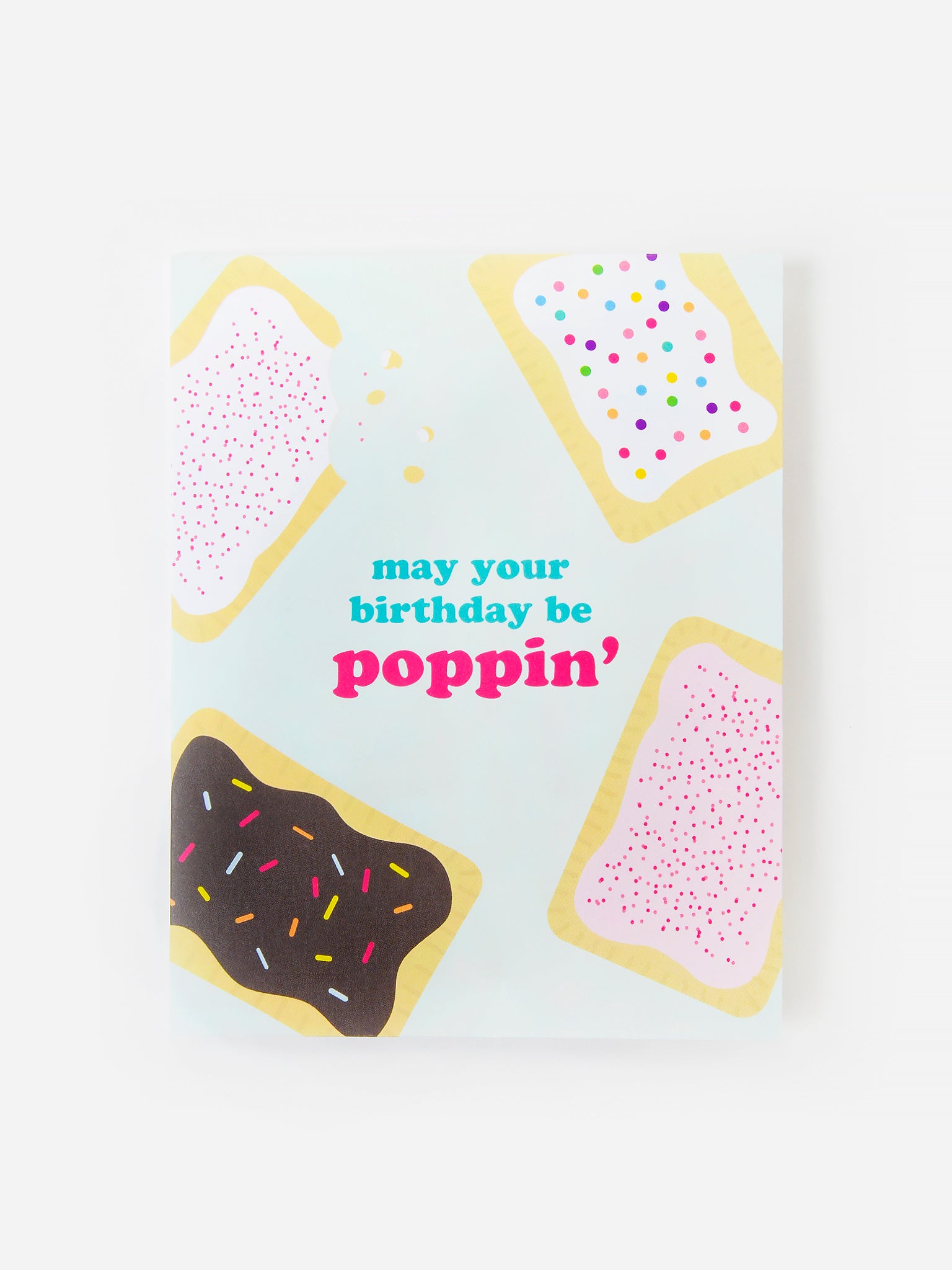 Graphic Anthology Poppin Birthday Card - Saint Bernard