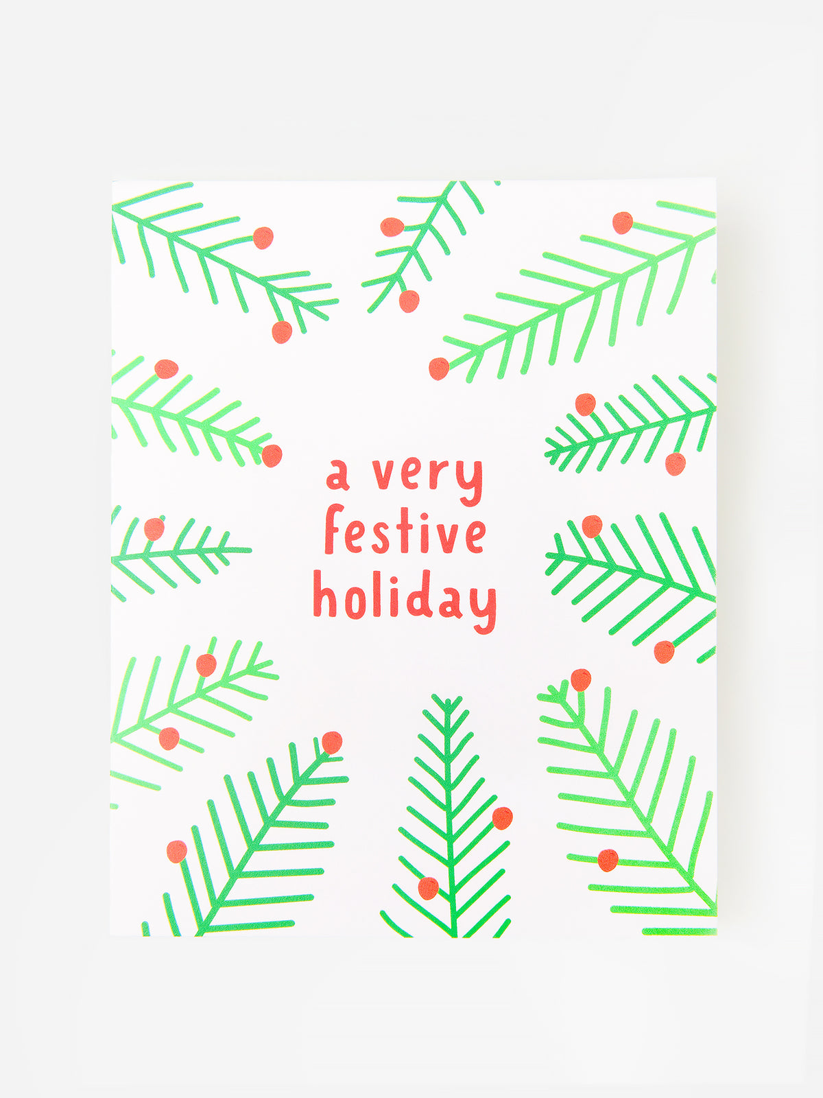 Graphic Anthology Festive Holiday Card - Saint Bernard