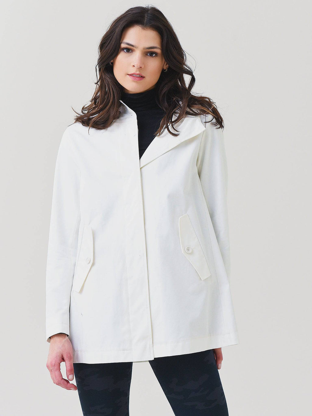 Herno Women's Woven Half Coat - Saint Bernard