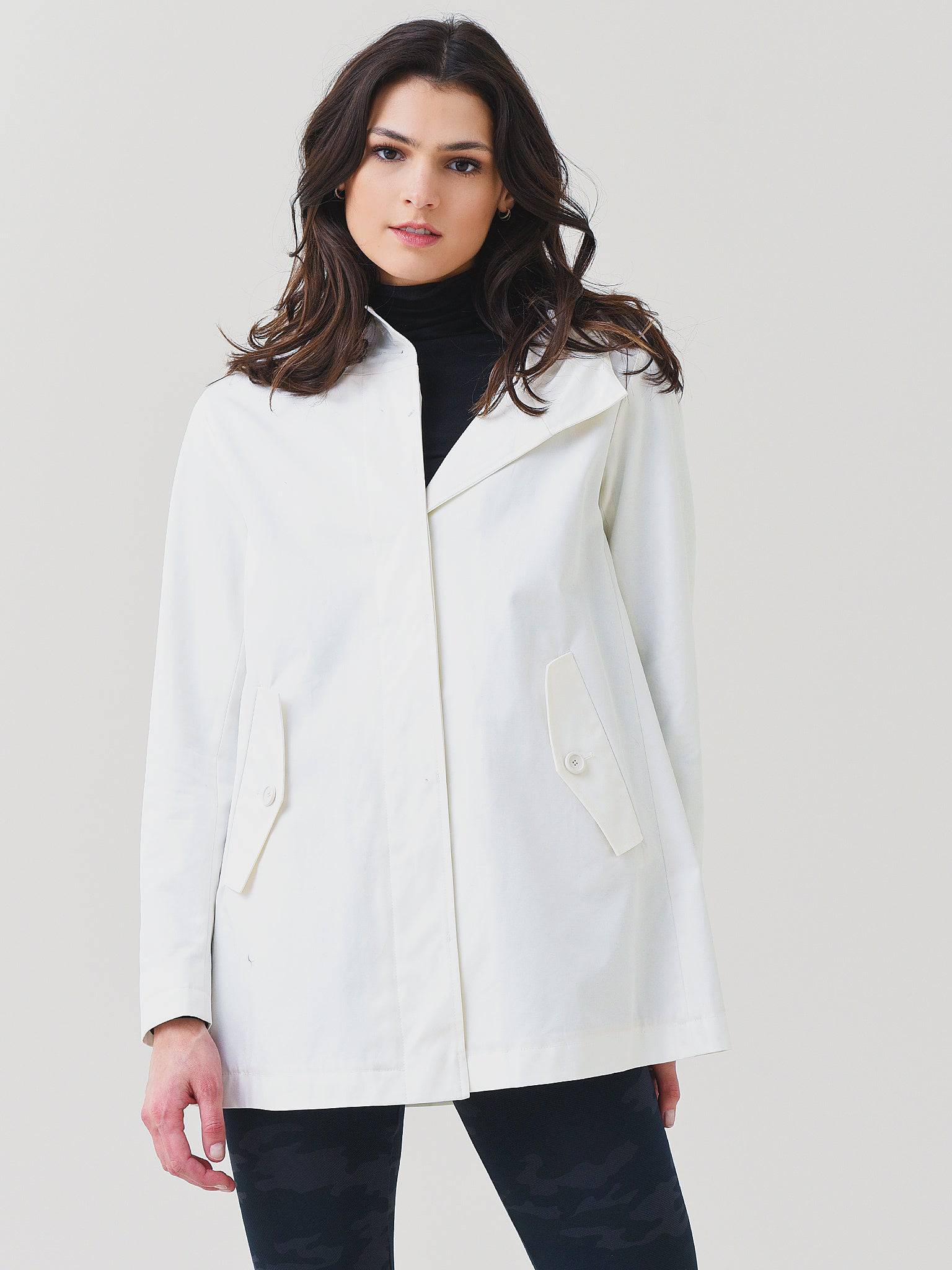 Herno Women's Woven Half Coat - Saint Bernard