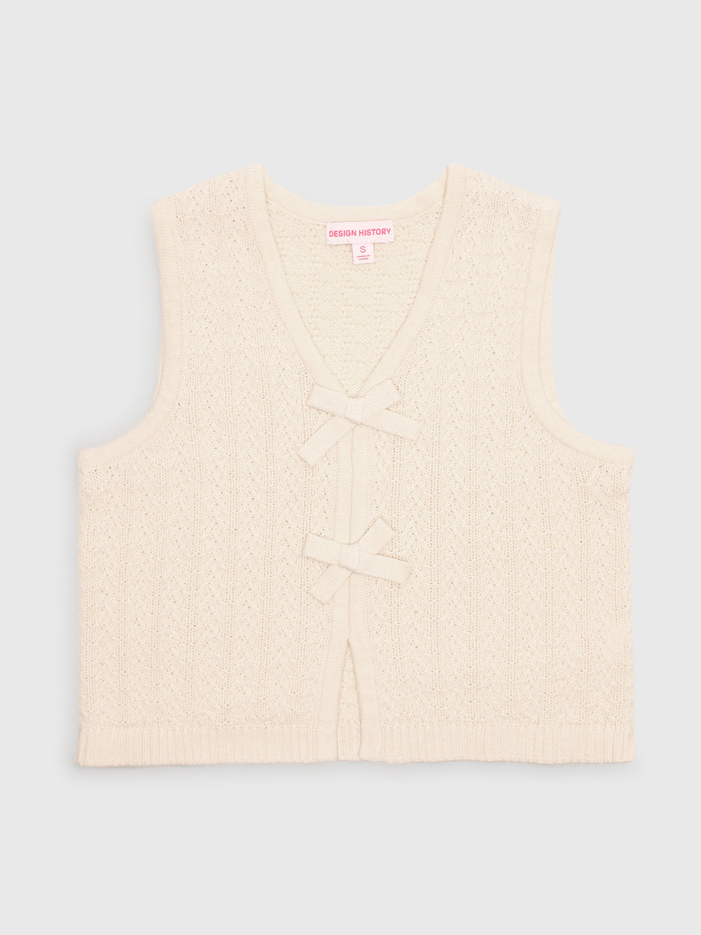 Design History Girls' Knit Vest - Saint Bernard