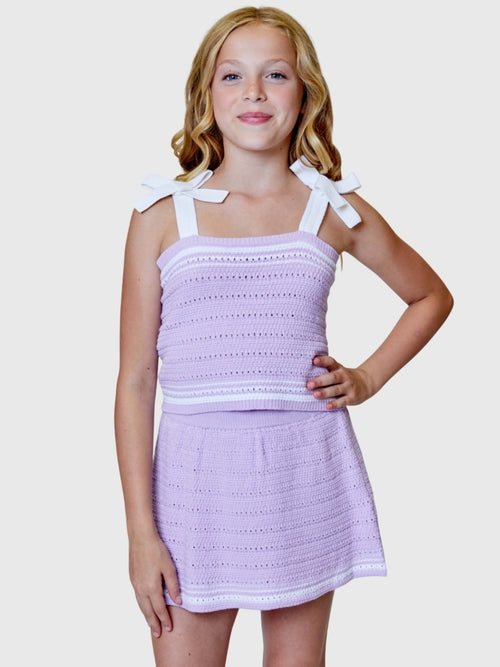 Design History Girls' Knit Tank