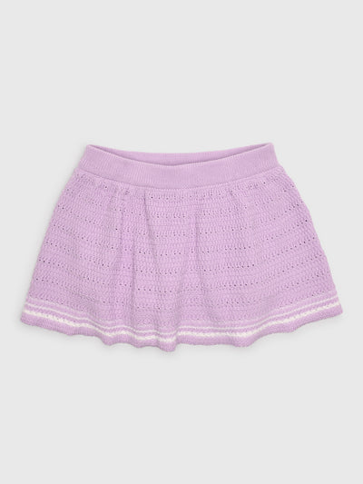 Design History Girls' Knit Skort - Saint Bernard