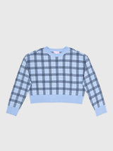 Design History Girls' Plaid Sweater - Saint Bernard