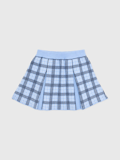 Design History Girls' Plaid Pleated Skirt - Saint Bernard