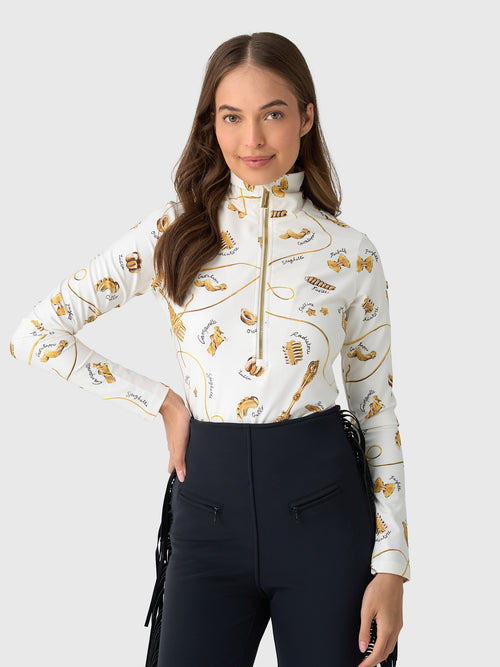 Goldbergh Women's Farfalle Pully Base Layer Top