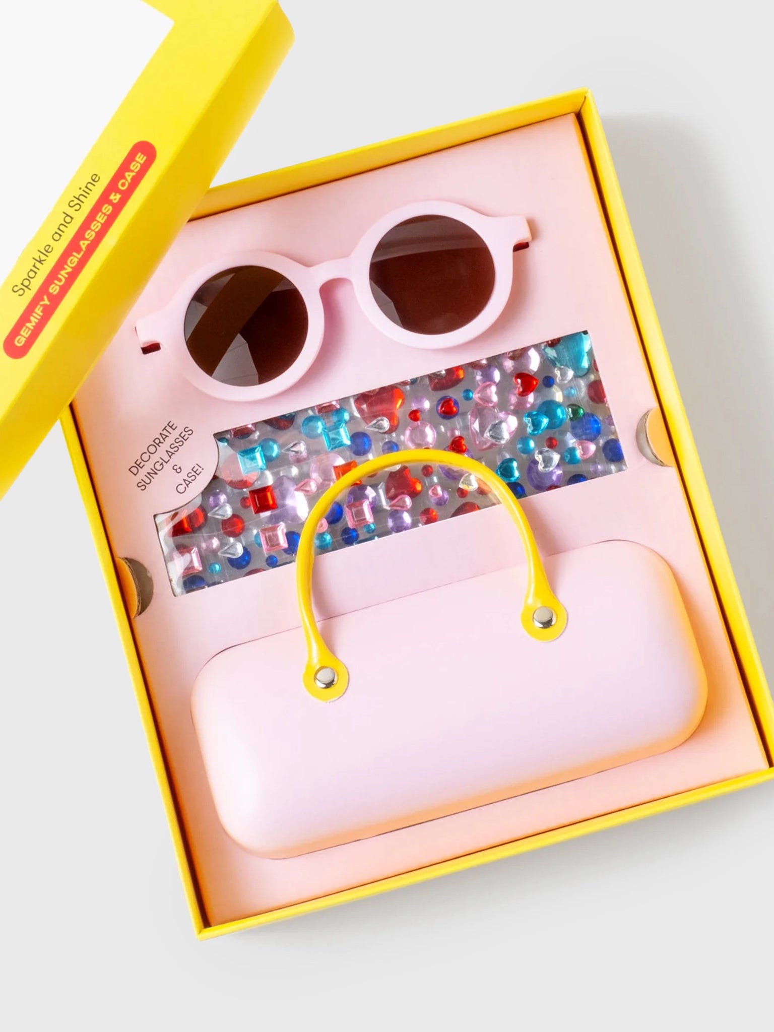 Super Smalls Sparkle And Shine Gemify™ Sunglasses + Case - Saint Bernard