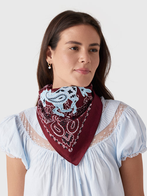 Stitched In The City Galloping Horses Bandana
