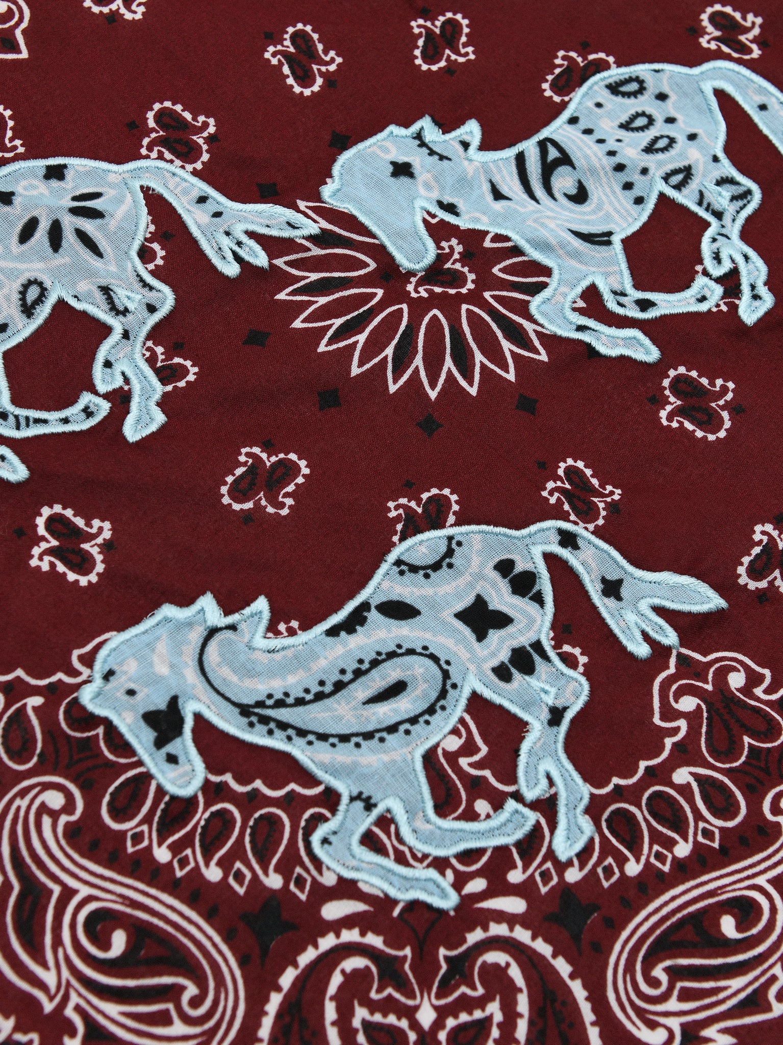 Stitched In The City Galloping Horses Bandana