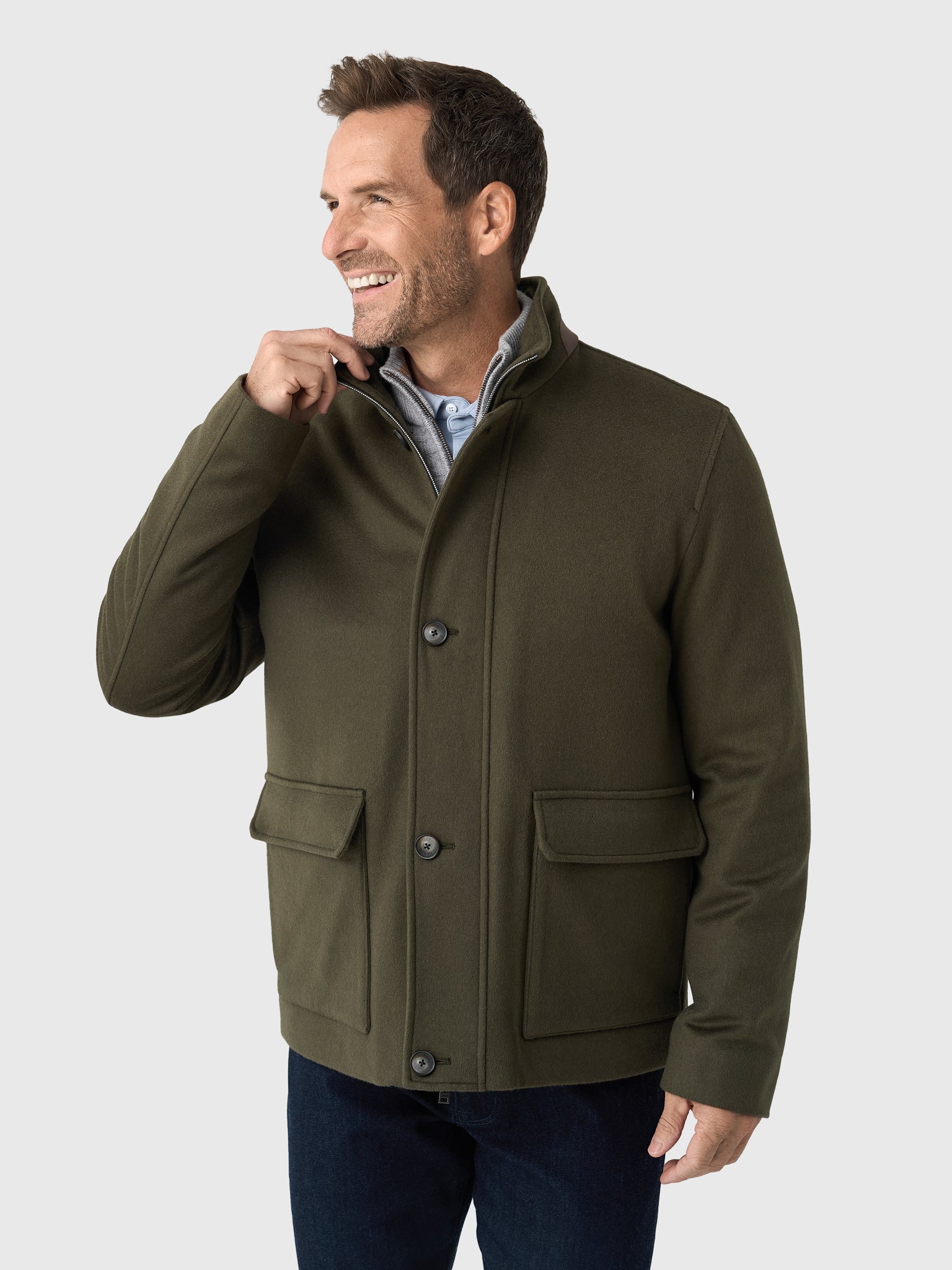Herno Men's Field Jacket - Saint Bernard