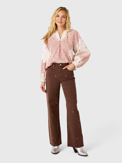 Love Note Women's Ginger Top - Saint Bernard