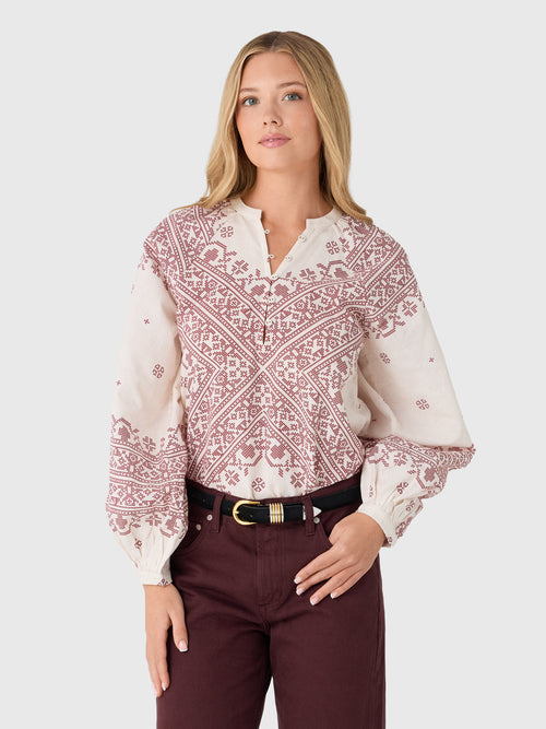 Love Note Women's Ginger Top - Saint Bernard