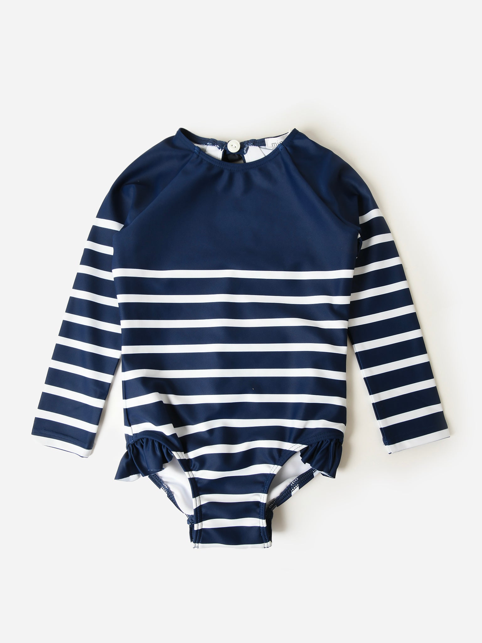 Minnow Girls' Rash Guard One-Piece Swimsuit - Saint Bernard