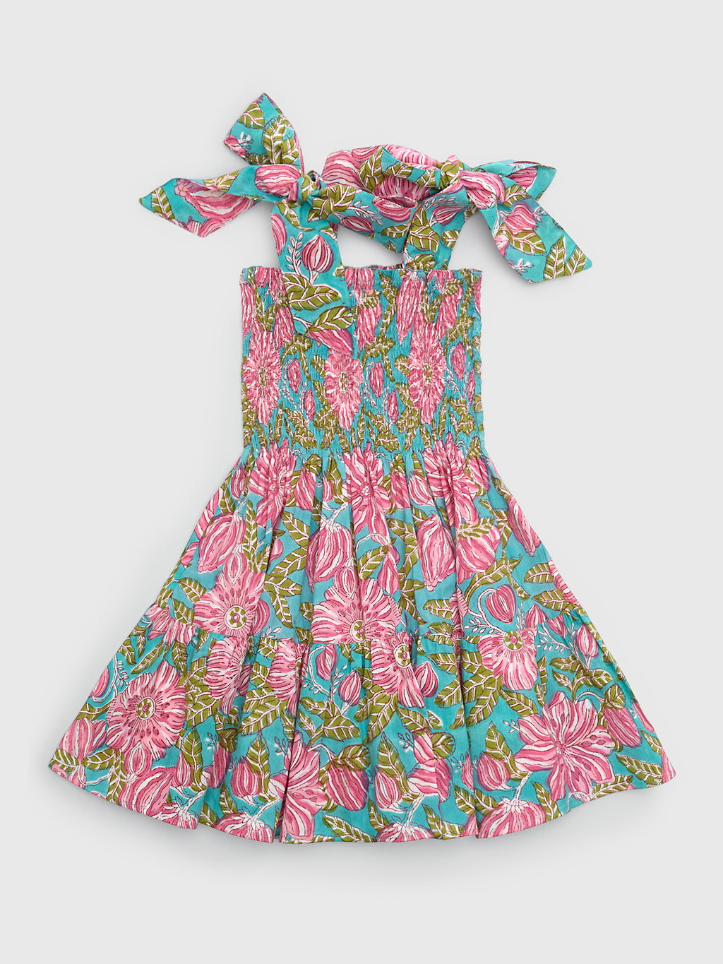 Lilbelle Girls' Joy Bow Dress - Saint Bernard