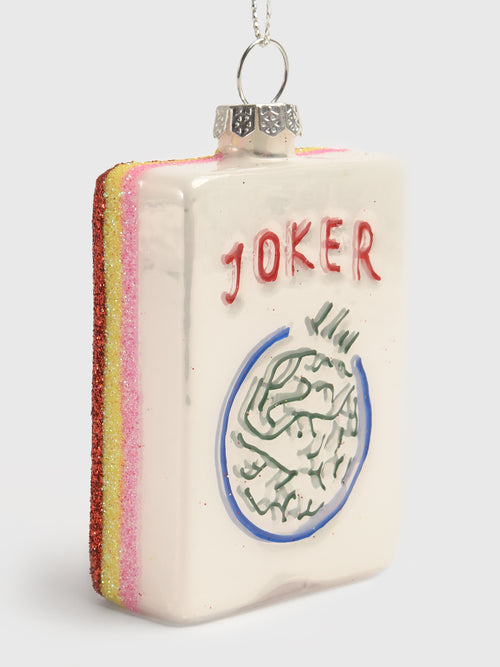 Cody Foster + Co Joker Mahjong Tile Ornament