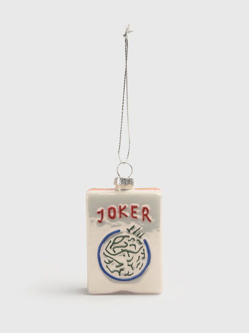 Cody Foster + Co Joker Mahjong Tile Ornament