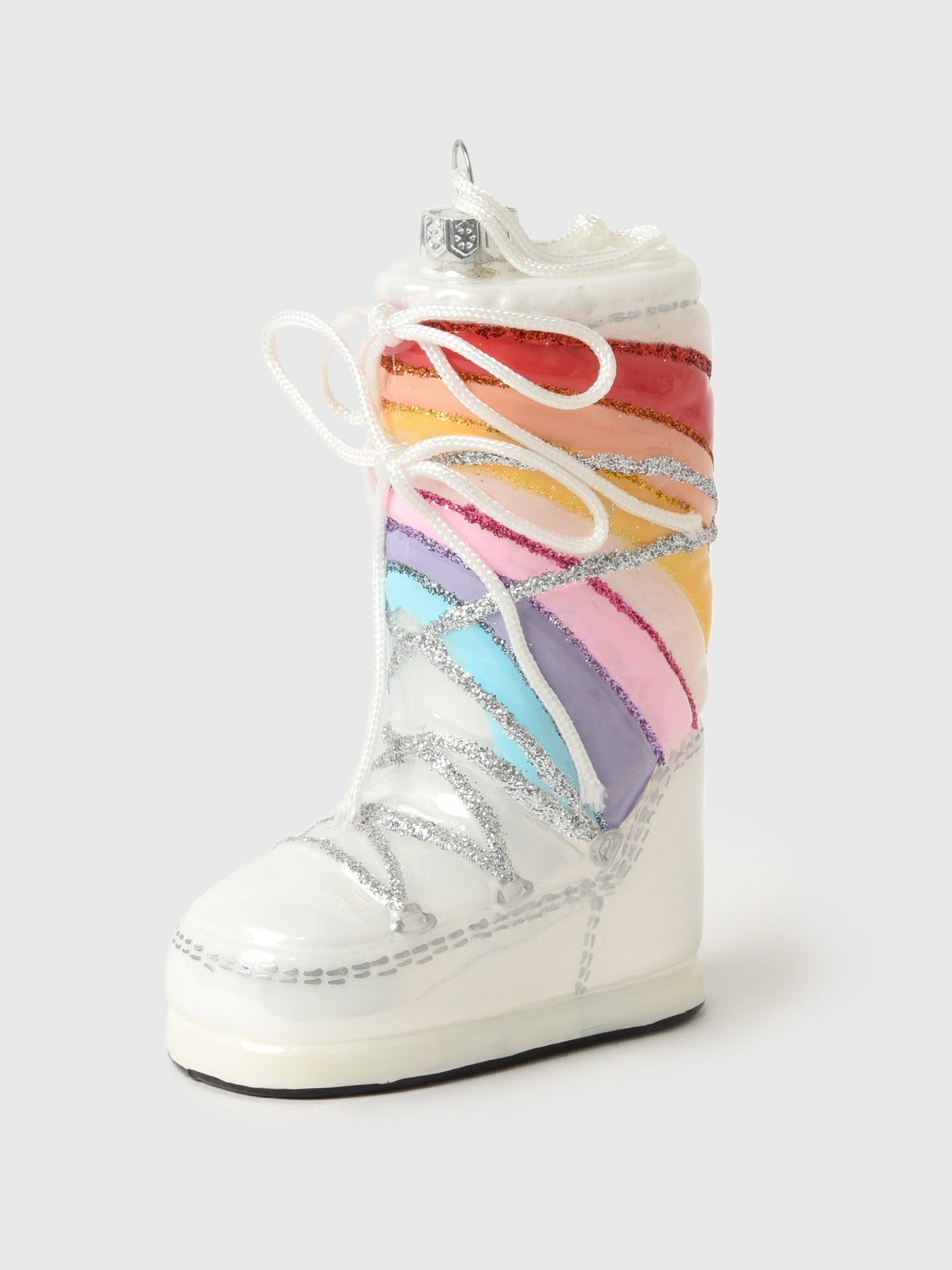 Cody Foster + Co Rainbow Moon Boot Ornament - Saint Bernard
