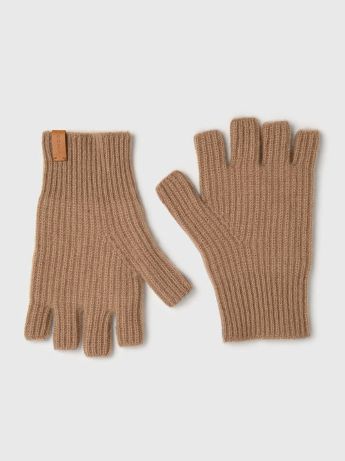 Vince Women's Plush Cashmere Fingerless Ribbed Glove