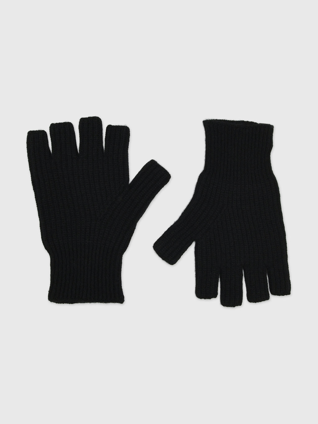 Vince Women's Plush Cashmere Fingerless Ribbed Glove - Saint Bernard