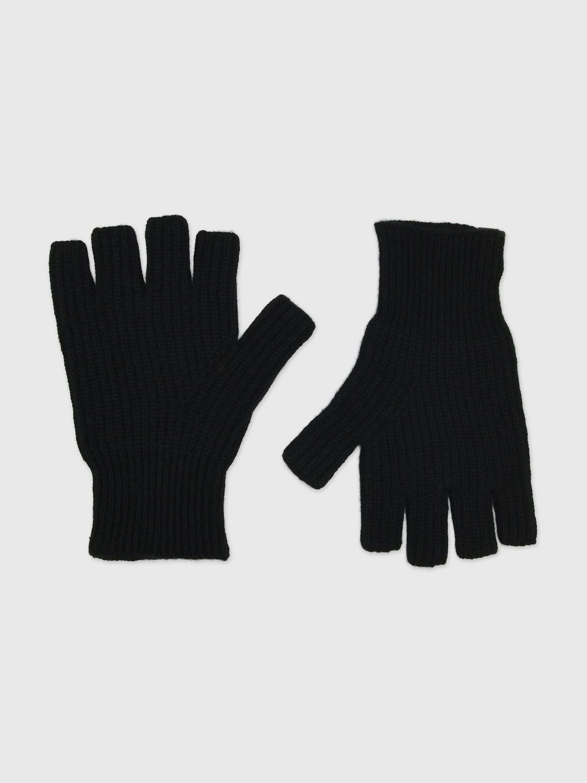Vince Women's Plush Cashmere Fingerless Ribbed Glove - Saint Bernard