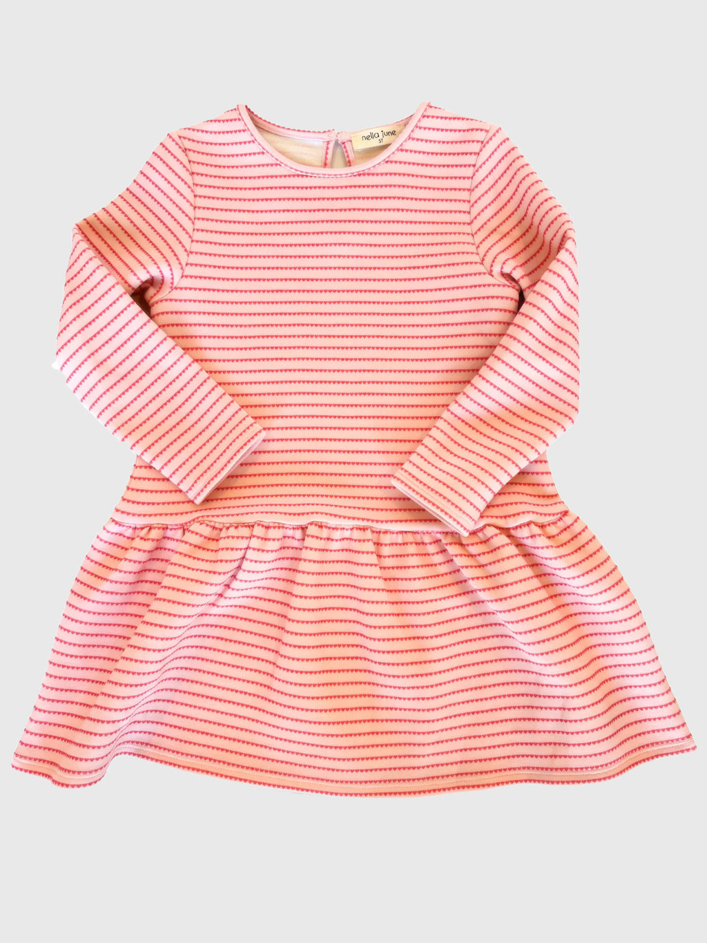 Nella June Girls' Long Sleeve Tennis Dress - Saint Bernard