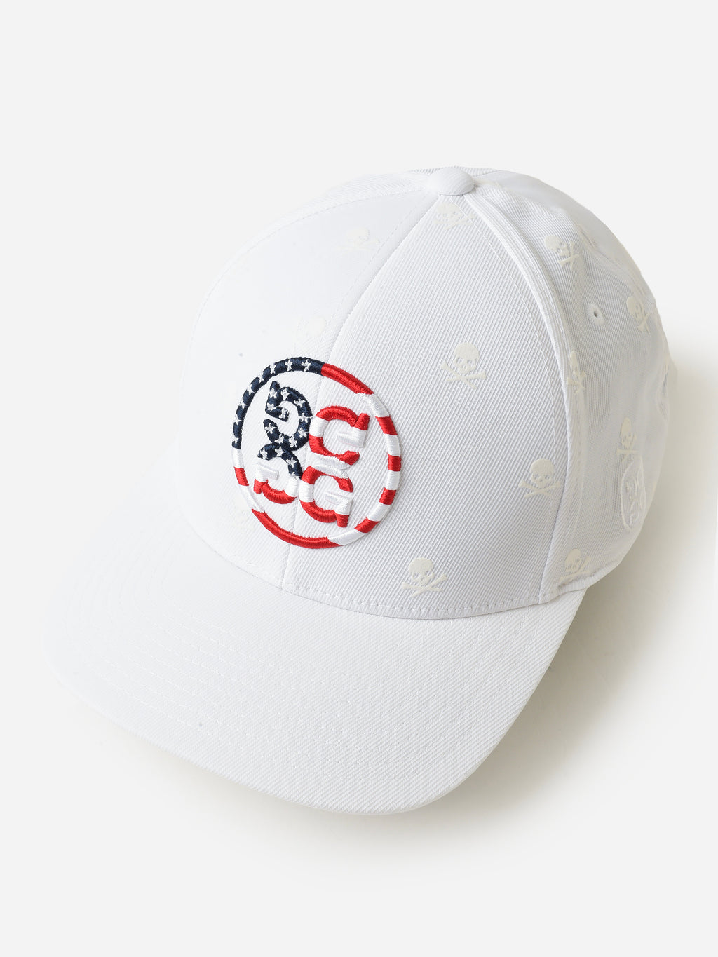 G/FORE Skulls + Stripes Stretch Twill Snapback Hat - Saint Bernard
