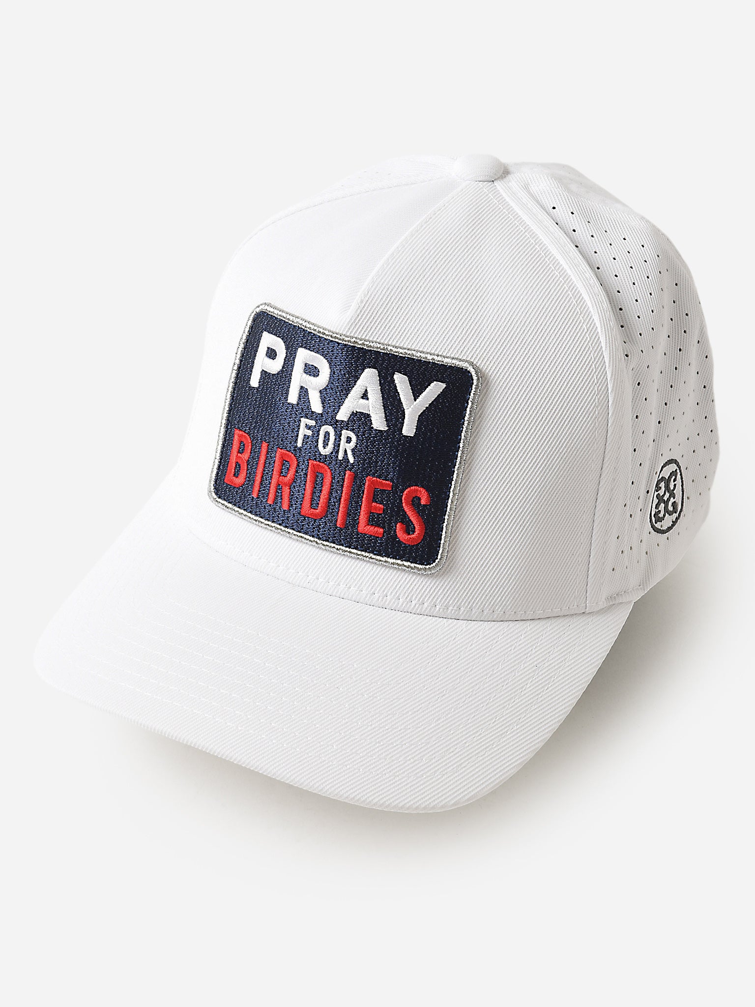 G/FORE Pray For Birdies Stretch Twill Snapback Hat | $45.00 | Saint Bernard