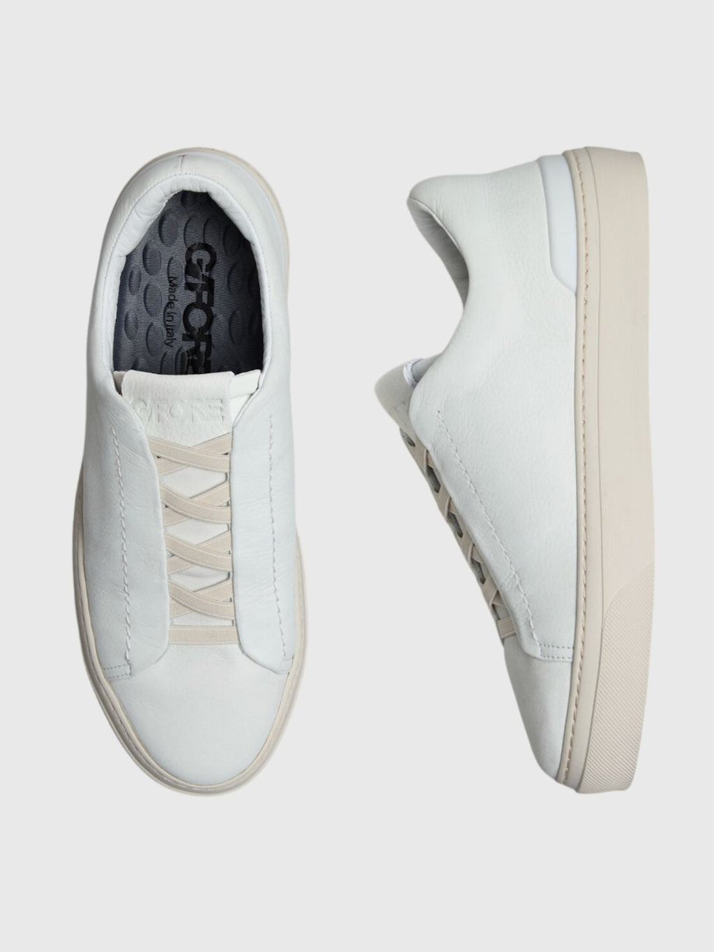 G/FORE Men's Endeavour Slip-On Leather Sneaker - Saint Bernard