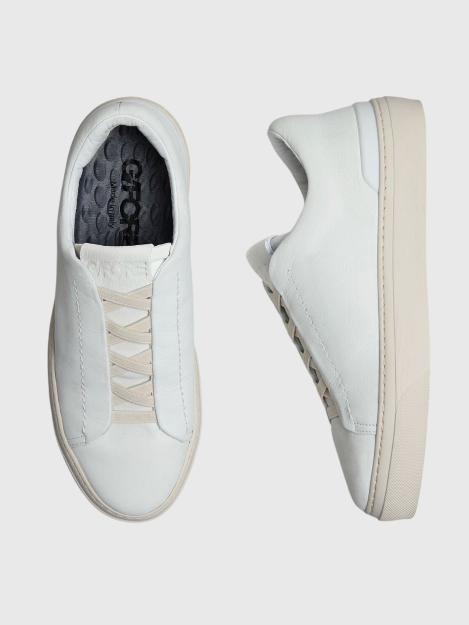 G/FORE Men's Endeavour Slip-On Leather Sneaker - Saint Bernard