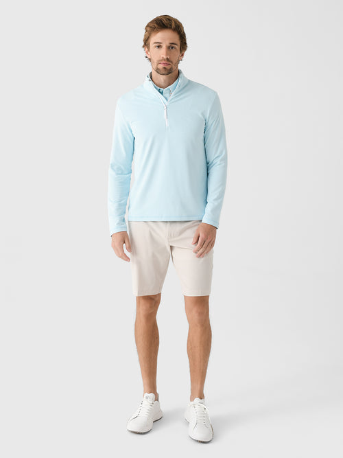 G/FORE Men's Brushed Back Tech Terry Quarter Zip Pullover