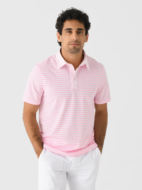 G/FORE Men's Feeder Stripe Tech Jersey Polo