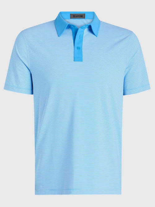 G/FORE Men's Feeder Stripe Fine Tech Jersey Polo
