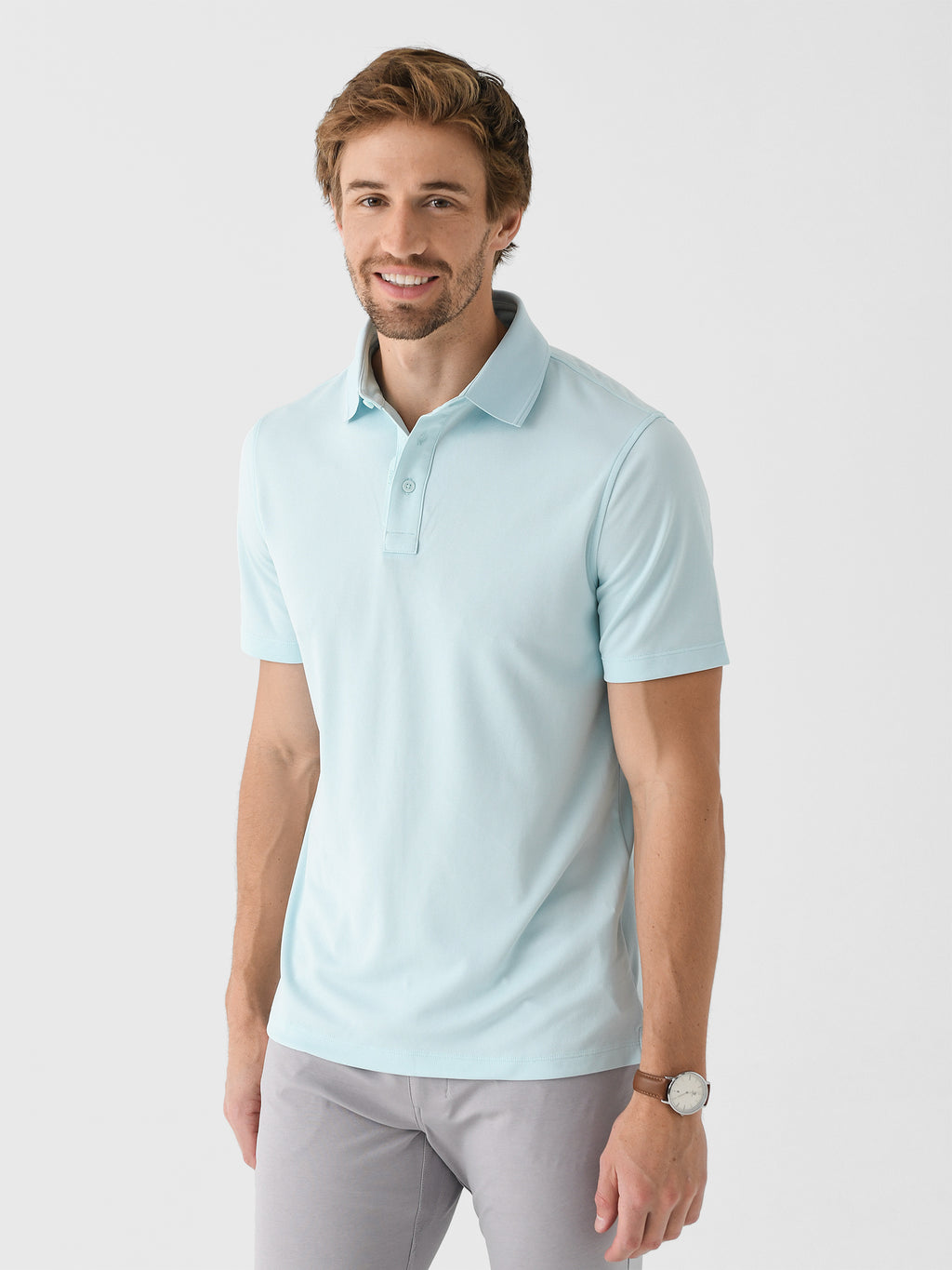 G/FORE Men's Essential Performance Piqué Polo - Saint Bernard