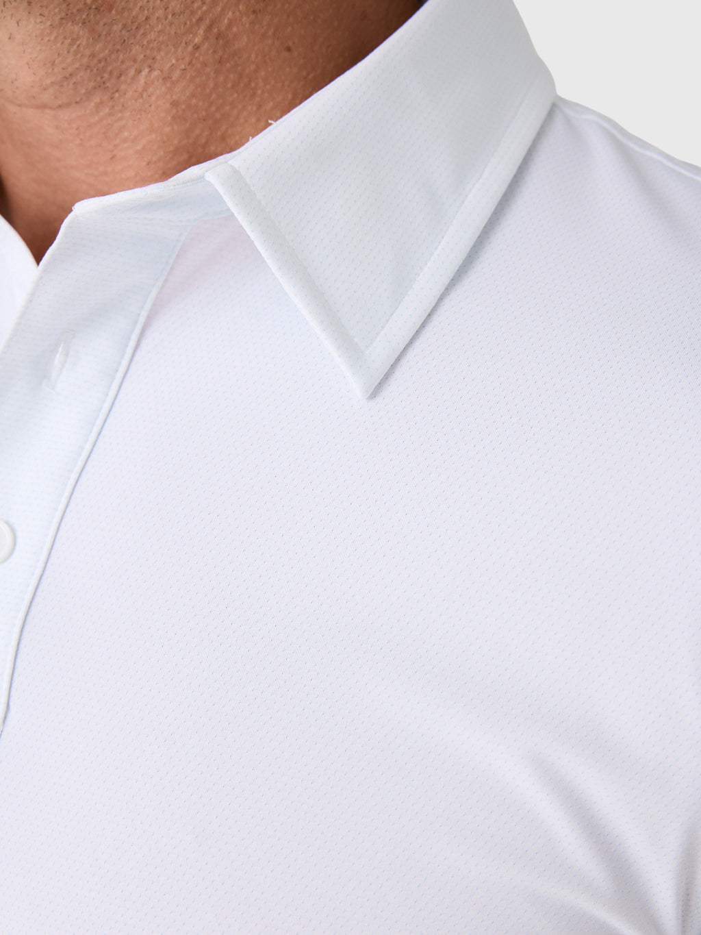 G/FORE Men's Fine Stretch Jacquard Polo - Saint Bernard