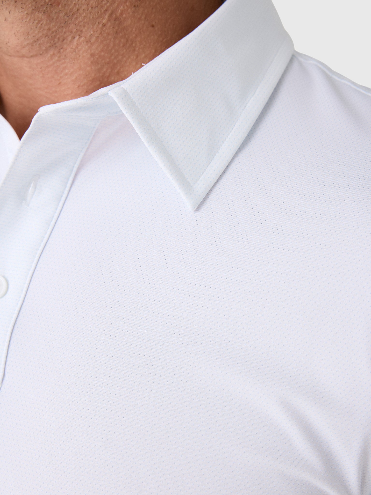 G/FORE Men's Fine Stretch Jacquard Polo - Saint Bernard