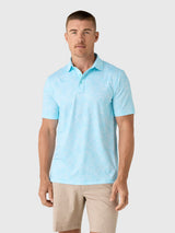G/FORE Men's Hydrangea Tech Jersey Polo - Saint Bernard