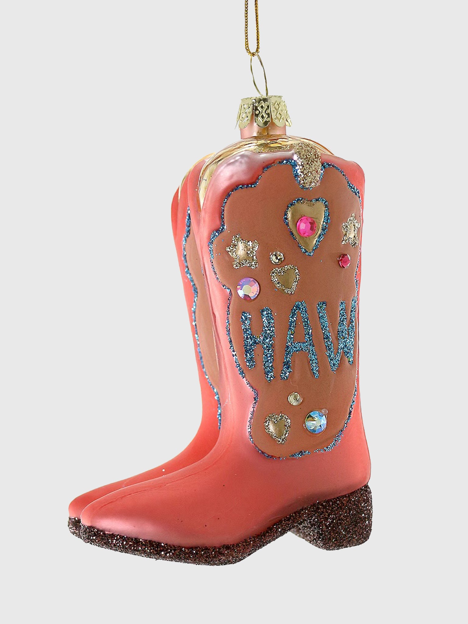 Cody Foster + Co Yee Haw Boot Ornament - Saint Bernard
