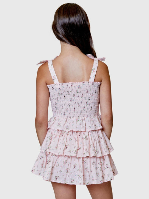 Design History Girls' Smocked Tank