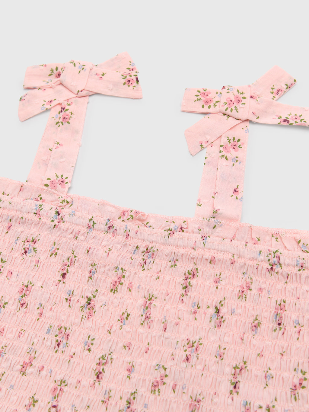 Design History Girls' Smocked Tank - Saint Bernard